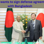 Japan wants to sign defense agreement with Bangladesh